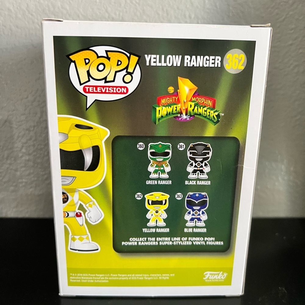Funko Pop! Yellow Ranger Vinyl Figure - Picture 4 of 7